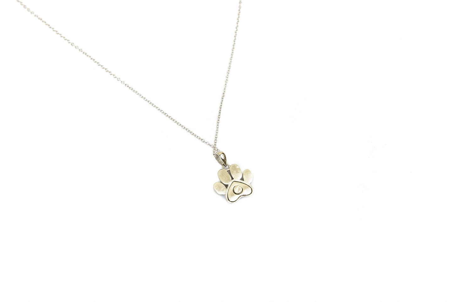 Silver Paw Pendant