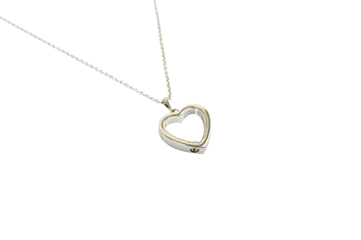 Hollow Heart Pendant Ash Keepsake
