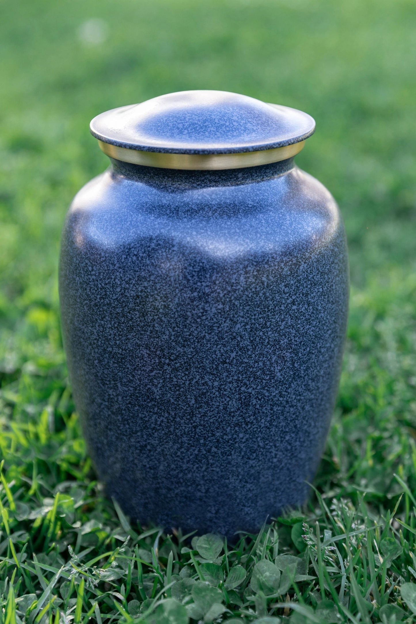 Classic Dark Grey Metal Urn