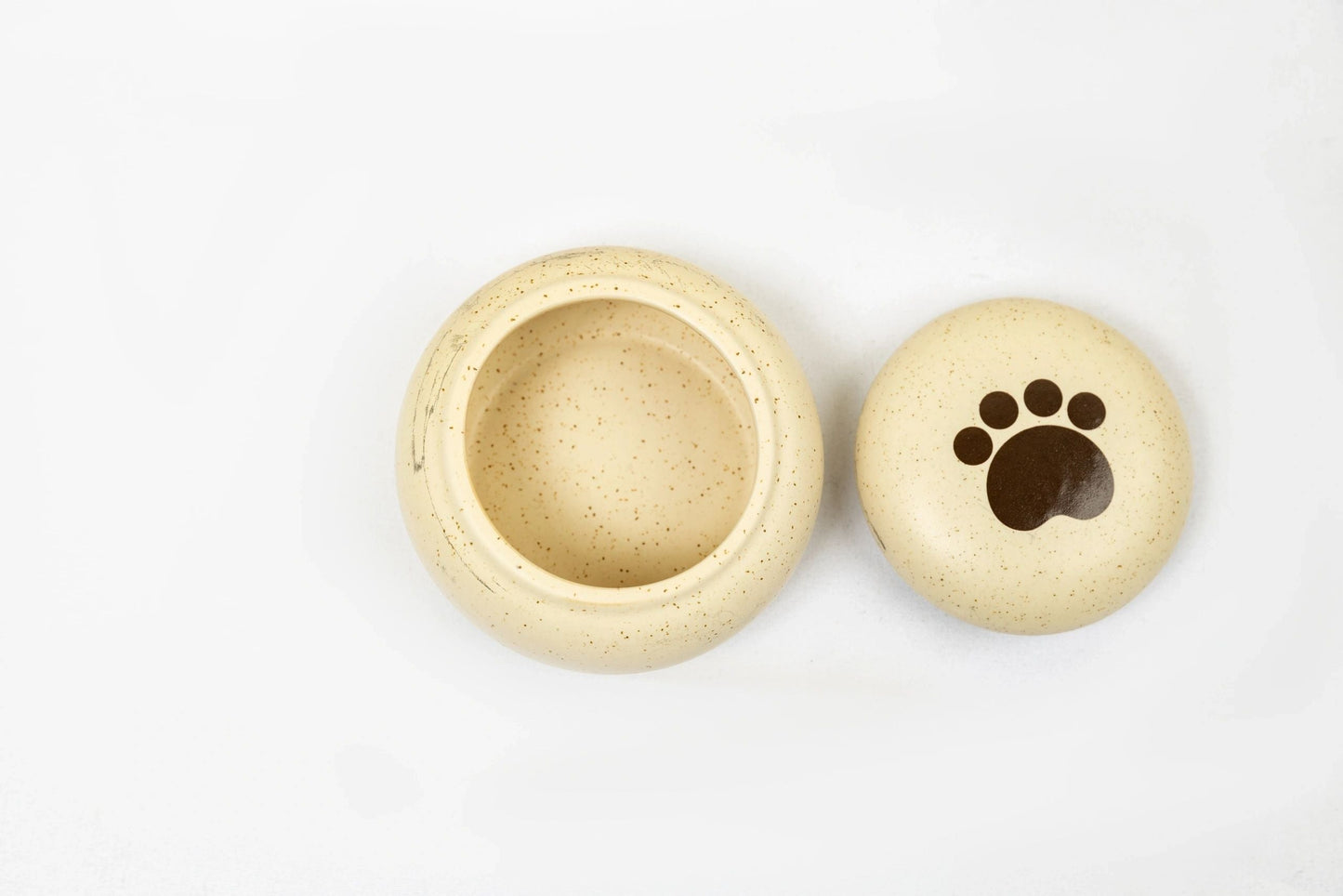 Ceramic Paw Print Urn