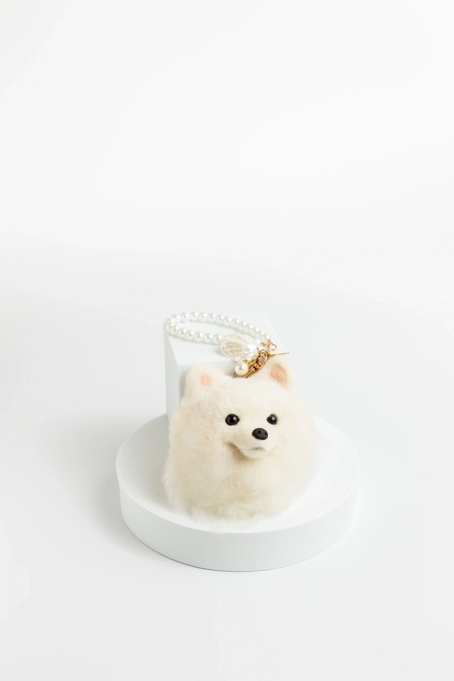 Needle Felting Bag Charm