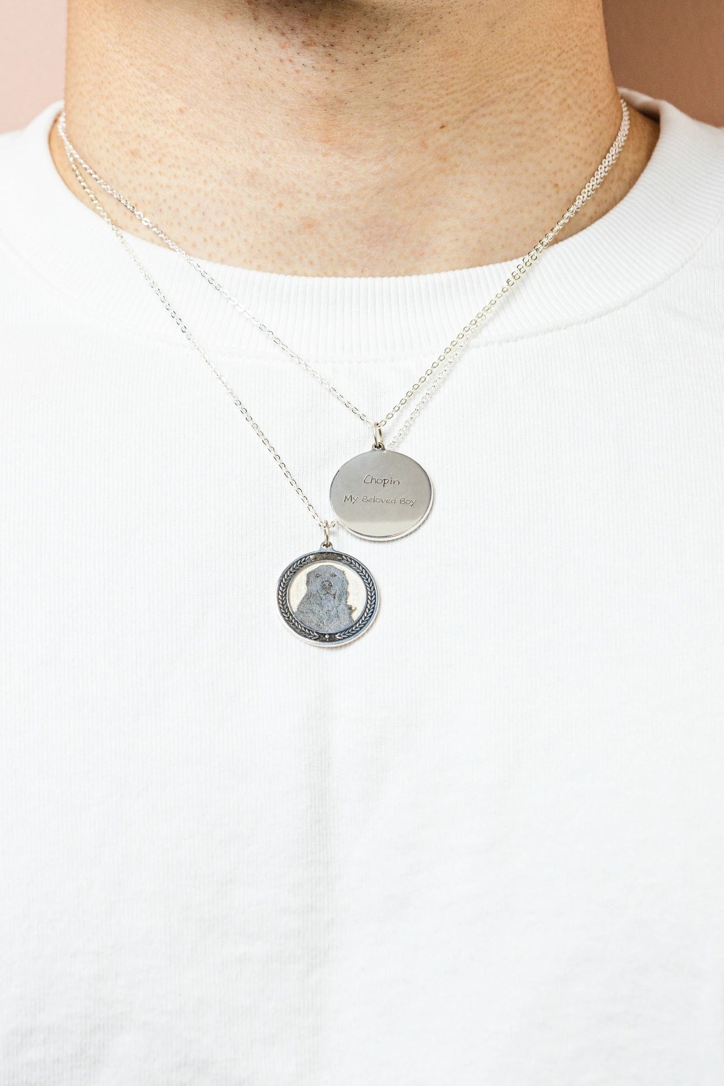 Silver Pet Portrait Pedant
