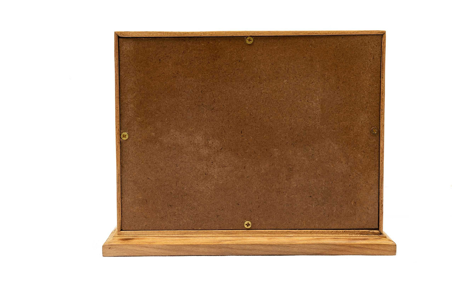Wooden Urn with Photo Frame