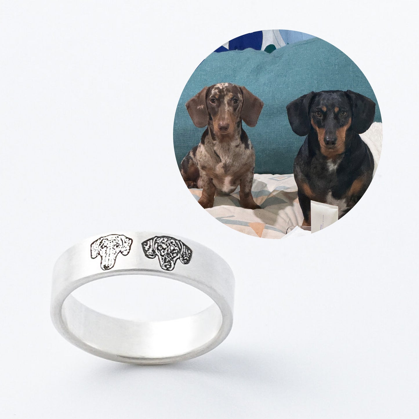 Custom Pet Portrait Ring