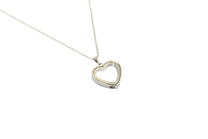 Hollow Heart Pendant Ash Keepsake