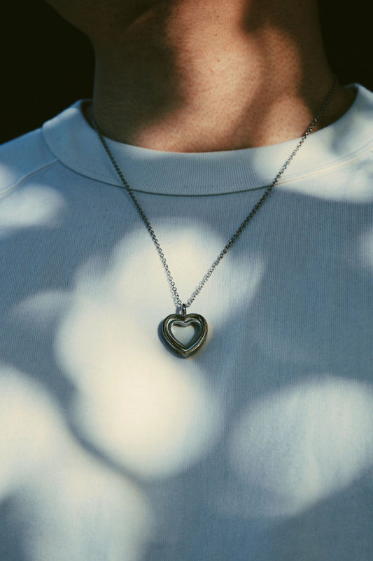 Hollow Heart Pendant Ash Keepsake