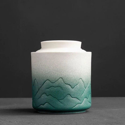 Ceramic Gradient Colour Urn