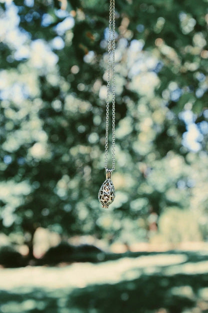 Hollow Cage Pendant Ash Keepsake