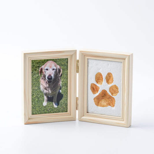 Clay Paw Print with Photo Frame