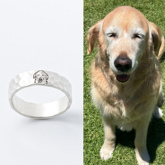 Custom Pet Portrait Ring